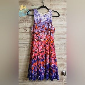 Maggy London size 4 floral 💐 dress 👗 PTP 15”